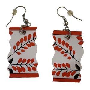 🆕Handmade Asymmetrical Hanging Earrings Japanese Theme